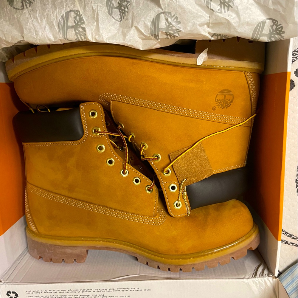 6 inch Timberland boots Wheat